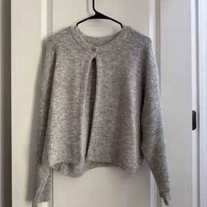 DAILY DRILLS SINGLE BUTTON SWEATER